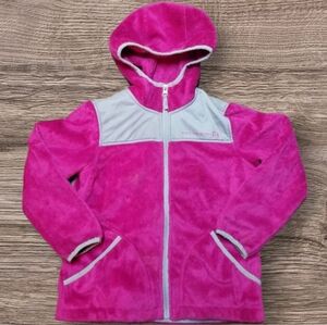 GIRLS "FREE COUNTRY" PINK & GRAY JACKET SIZE M-5/6